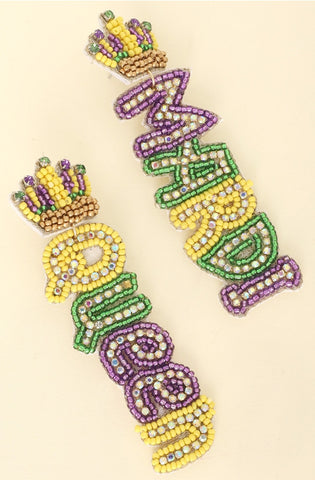 Mardi Queen Earrings