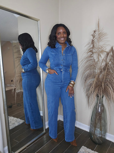 Classic Denim Jumpsuit