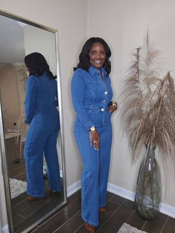 Classic Denim Jumpsuit