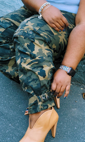 Curvy Camo Cargo Pants