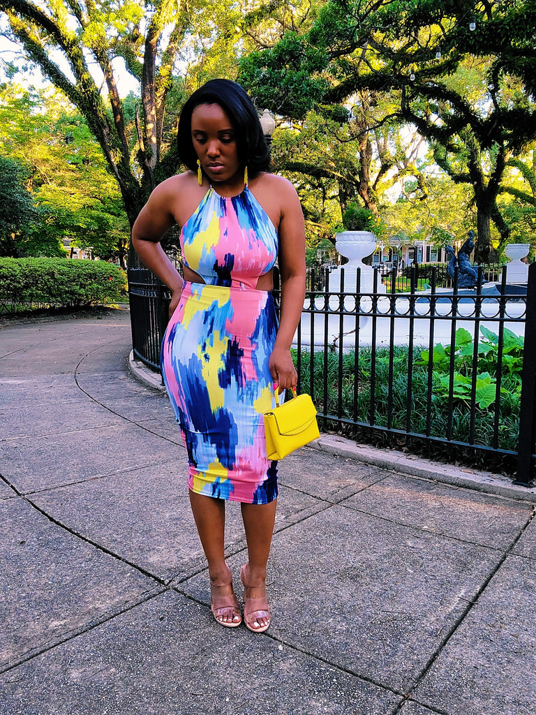 Work of Art Midi Dress Retail Room LA Work of Art Midi Dress Retail Room LA