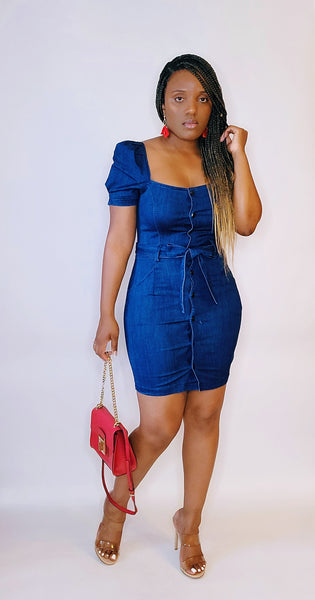 Got me in a Daze Denim Dress