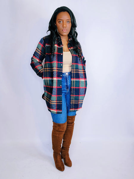 Plaid About You Shacket