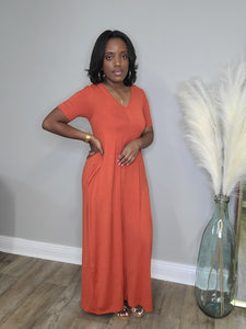 Just Chill Maxi Dress (COPPER)