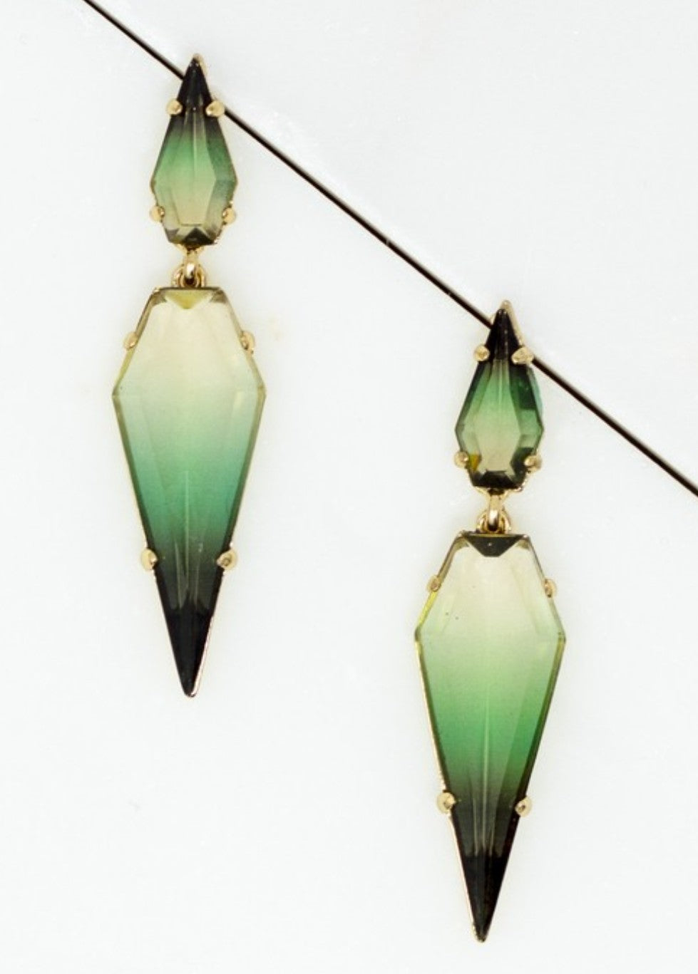 Vanessa earrings (GREEN)